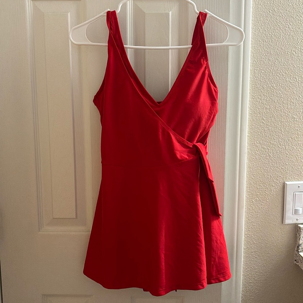 Old Navy Red Women's One Piece Swimsuit